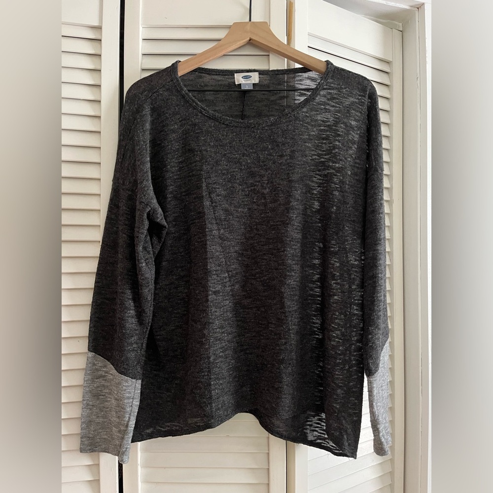 Old Navy Gray 3/4 Sleeve Long sleeve